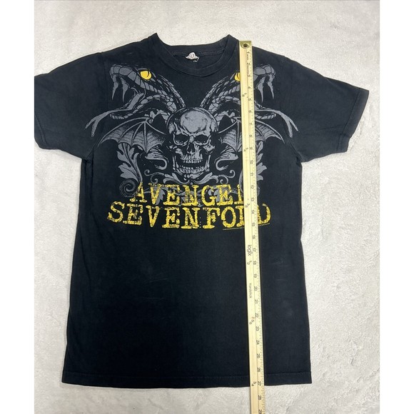 Vtg Y2K Avenged Sevenfold 2006 Black Snake & Skull Graphic T-Shirt Size Medium - Picture 8 of 9